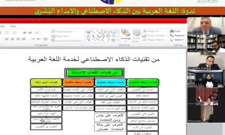 الندوة الثقافية بمناسبة اليوم العالمي للغة العربية تحت عنوان: (اللغة العربية بين الذكاء الاصطناعي والإبداع البشري)