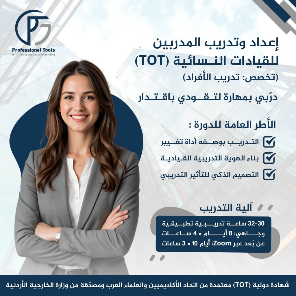 Building Internal Training Capacity – International TOT Program
