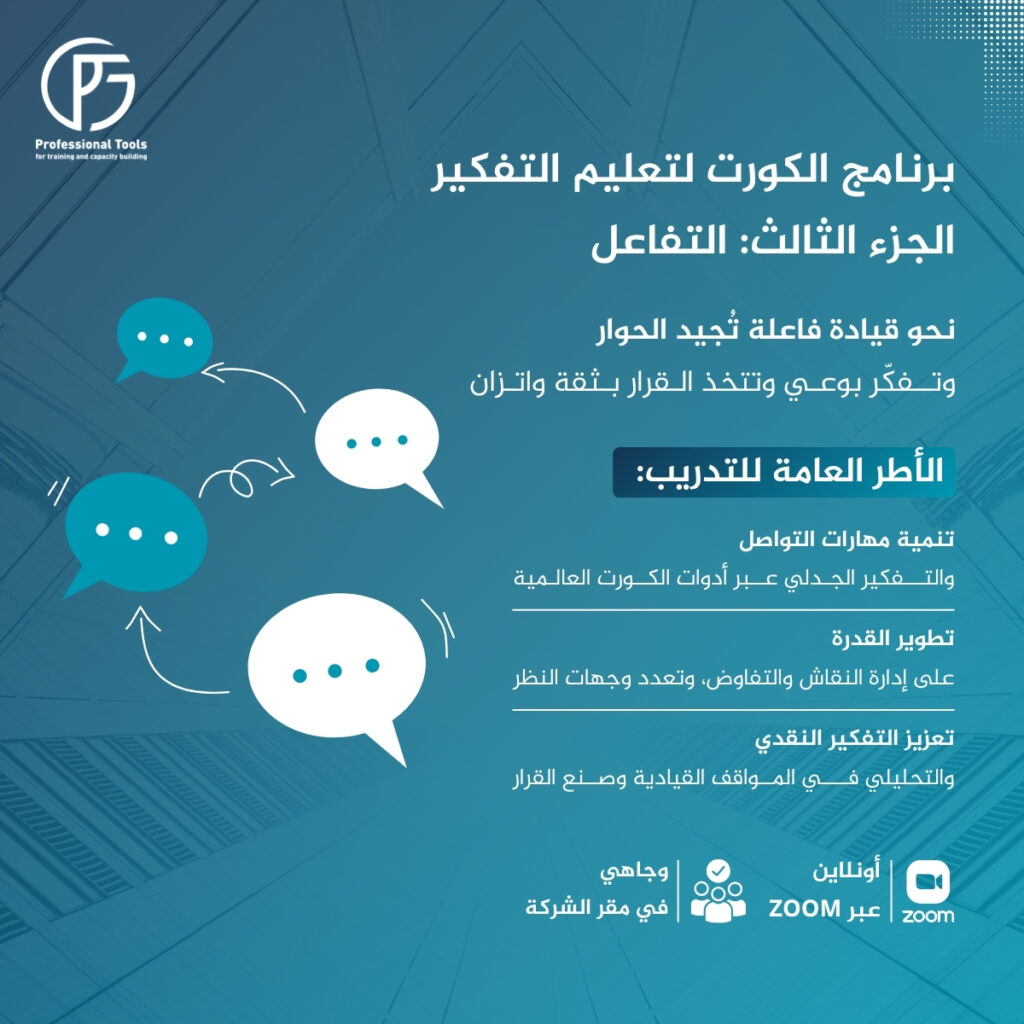 برنامج الكورت لتعليم التفكير الجزء الثالث: التفاعل